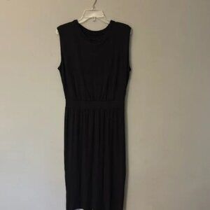 NWT Athleta Santorini Cinch Dress Black Size Medium